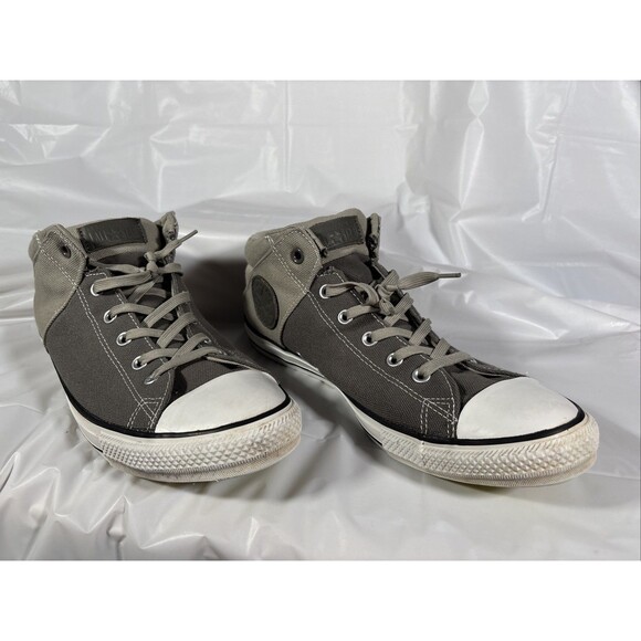 Converse All Star Chuck Taylor Gray/Olive Hightop Sneakers (Men’s 12 Women’s 14) - Picture 3 of 7
